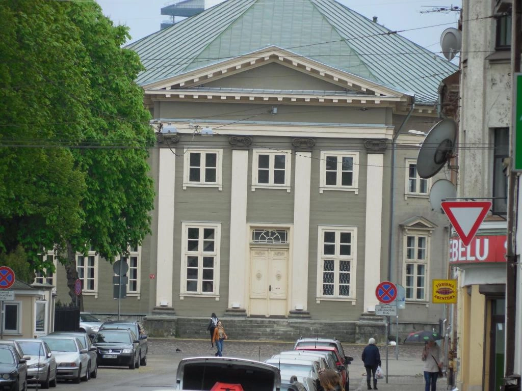 Historic Riga building near Gogol Park